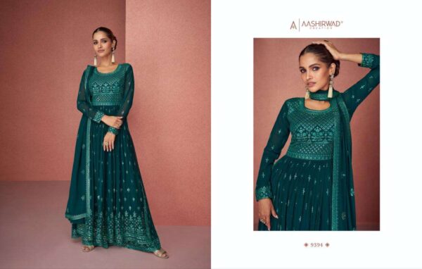 aashirwad by gulkand siyona 9394 9398 series real georgette party wear stiched free size salwar kameez online wholesaler surat 1 2022 11 05 14 18 22