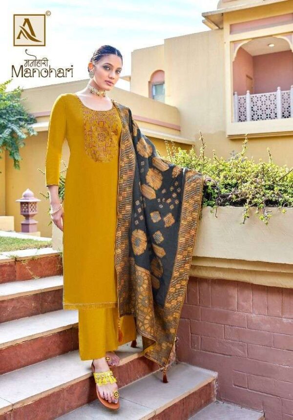 alok suit manohari unstich designer fancy salwar kameez online dealer surat 2023 01 28 16 22 21