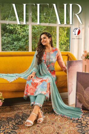 anju fabrics affair 2721 2726 series fancy designer top bottom with dupatta catalogue manufacturer surat 2023 01 20 15 03 27