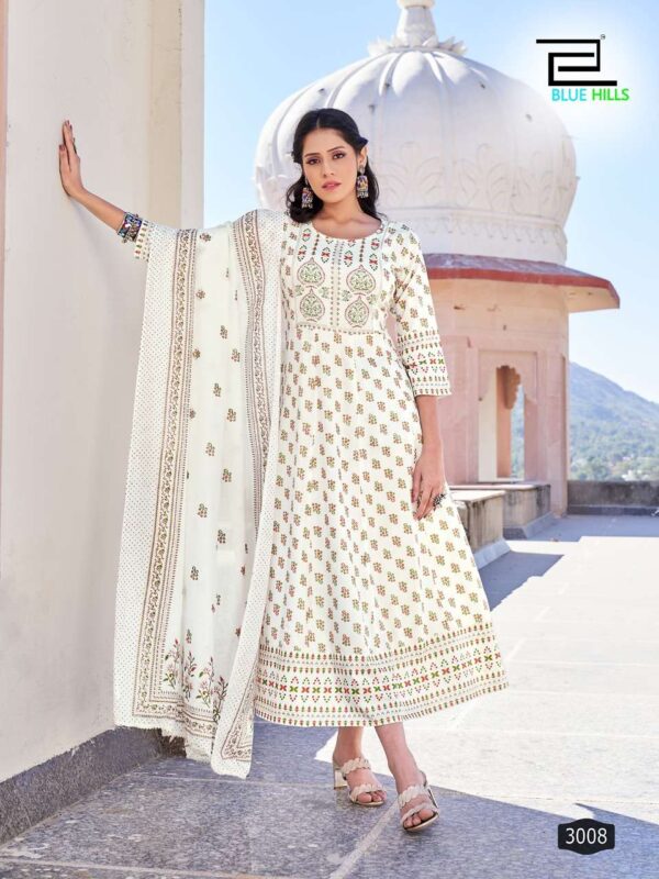 bluehills senorita vol 3 3001 3008 series fancy designer long kurti catalogue wholesale price surat 7 2023 01 21 14 13 14