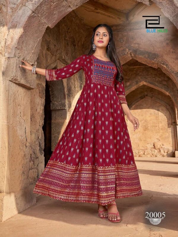 bluehills up to date vol 20 20001 20008 series anarkali style designer gown catalogue design 2023 2 2023 01 27 14 17 46