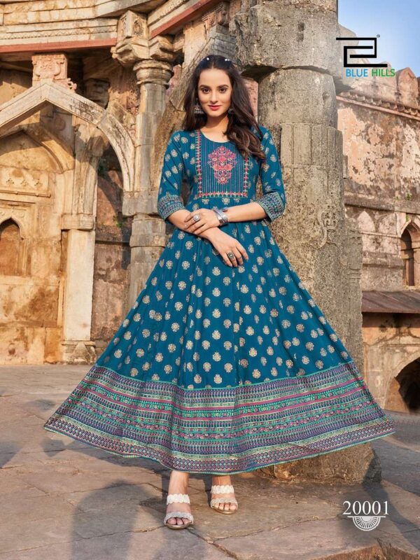 bluehills up to date vol 20 20001 20008 series anarkali style designer gown catalogue design 2023 4 2023 01 27 14 17 46