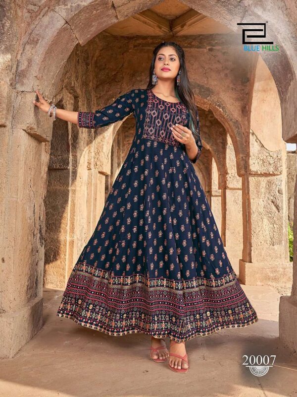 bluehills up to date vol 20 20001 20008 series anarkali style designer gown catalogue design 2023 9 2023 01 27 14 17 46