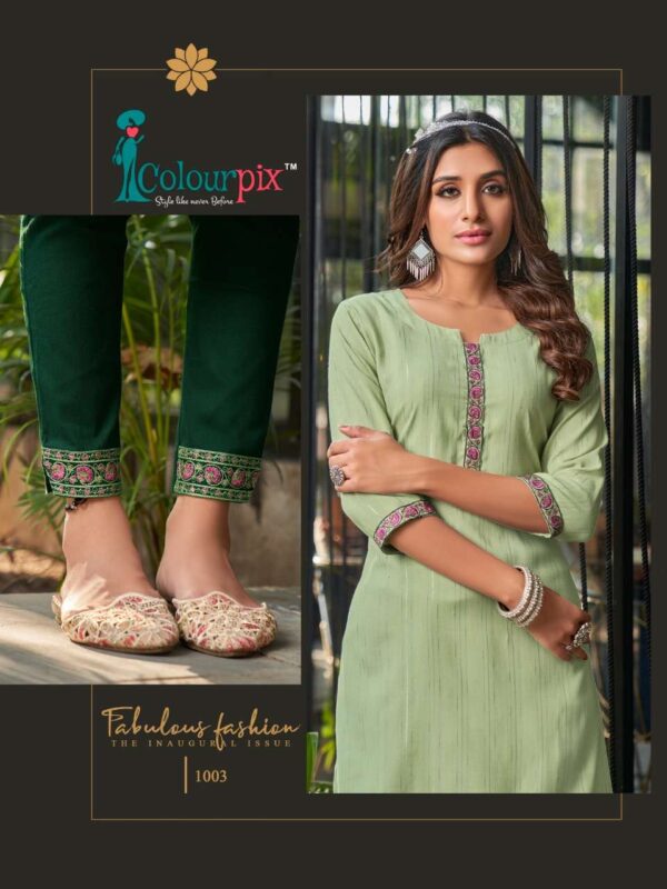 colourpix fashion queen vol 1 1001 1006 series stylish designer kurti and pant catalogue latest collection surat 9 2023 01 19 18 34 50