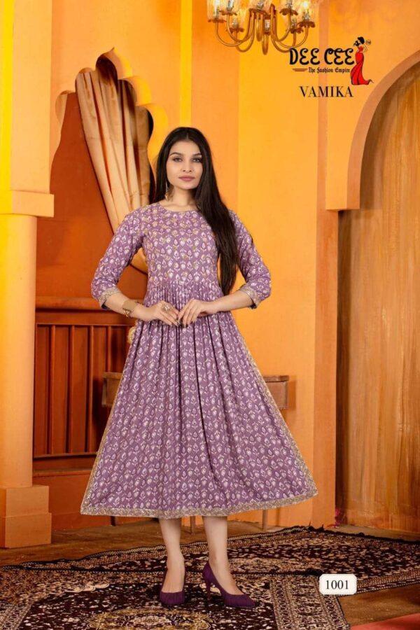 deecee vamika full flared long naira cut kurtis catalogue online supplier surat 8 2023 01 24 13 37 30