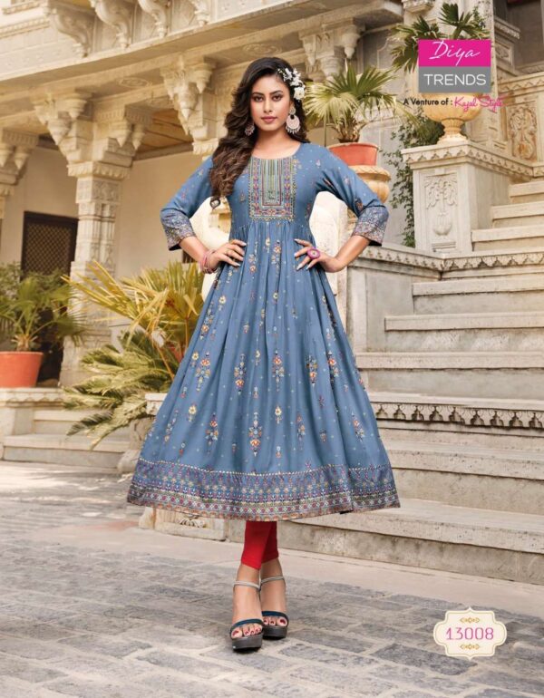 diya trends ethnicity vol 13 13001 13010 series stylish designer gown new catalogue collection 1 2023 01 17 17 24 37