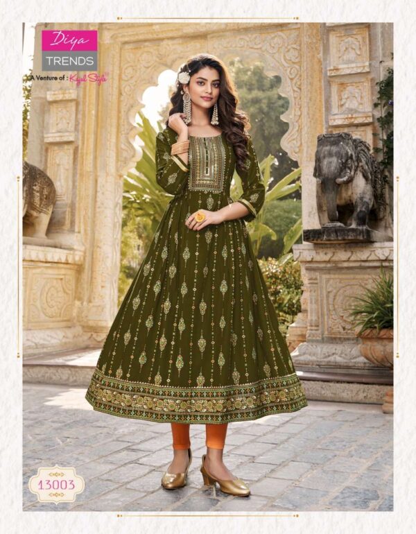 diya trends ethnicity vol 13 13001 13010 series stylish designer gown new catalogue collection 8 2023 01 17 17 24 37