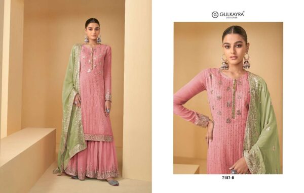 gulkayra designer jhilmil 7187 series real georgette designer party wear collection online wholesaler surat 5 2023 01 21 16 07 48