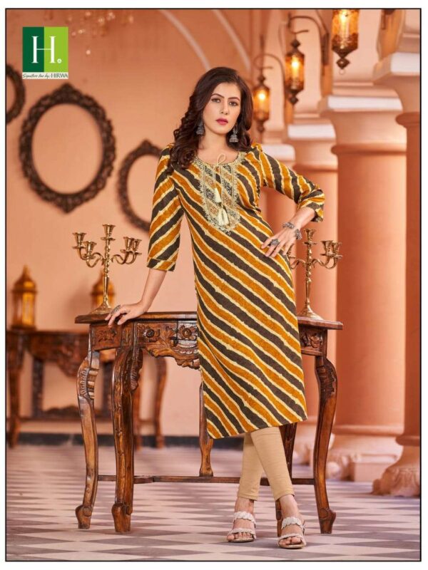 hirwa leheriya 1001 1008 series stylish designer kurtis catalogue online dealer surat 7 2023 01 30 19 07 06