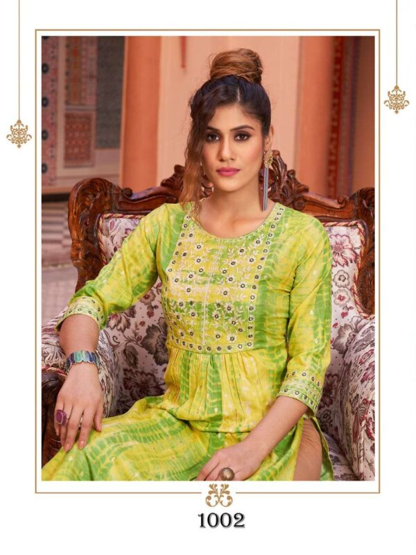 hirwa shibori 1001 1006 series trendy designer kurti catalogue wholesale price surat 4 2023 01 19 18 43 40