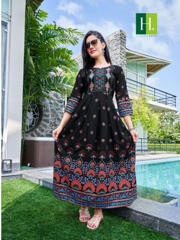 hirwa sunflower vol 4 stylish designer gown wholesale price surat 1 2023 01 25 15 58 13