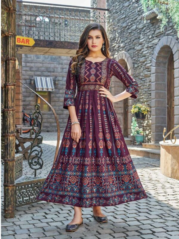 hirwa sunflower vol 4 stylish designer gown wholesale price surat 17 2023 01 25 15 58 14