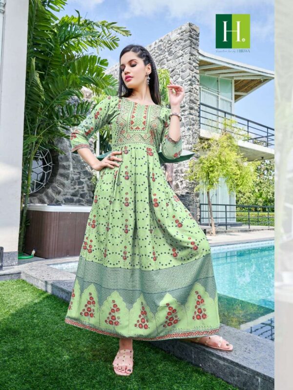 hirwa sunflower vol 4 stylish designer gown wholesale price surat 8 2023 01 25 15 58 14