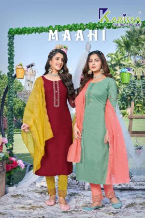 karissa trends maahi 1301 1306 series stylish designer kurti catalogue online supplier surat 2023 01 27 13 48 03