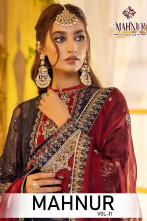 mahnur fashion mahnur vol 11 11001 11003 series stylish designer pakistani salwar suits surat 2023 01 27 17 42 11