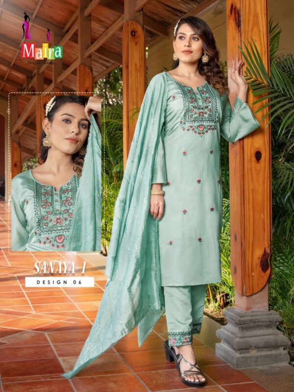 maira designer sanaya vol 1 01 08 series designer top botton with dupatta catalogue wholesaler surat 2 2023 01 18 17 39 50