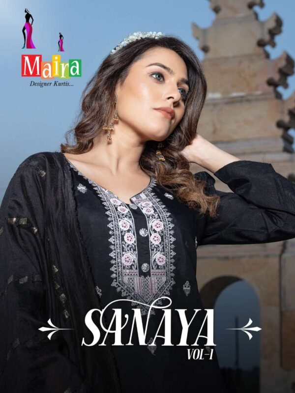 maira designer sanaya vol 1 01 08 series designer top botton with dupatta catalogue wholesaler surat 2023 01 18 17 39 50