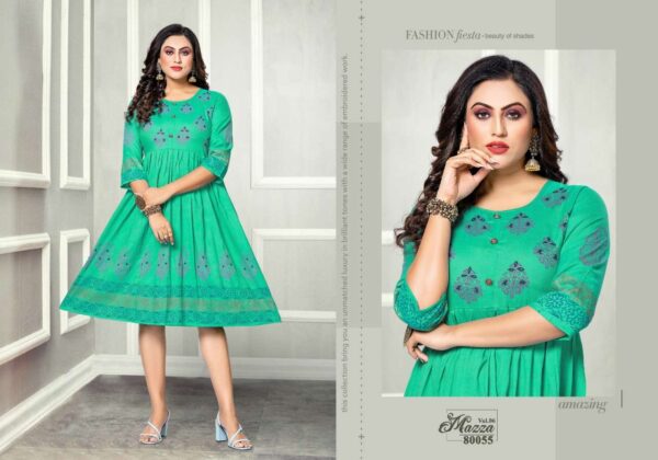 mayra mazza vol 6 80051 80058 series rayon designer flare style designer kurtis catalogue manufacturer surat 1 2023 01 28 14 08 36