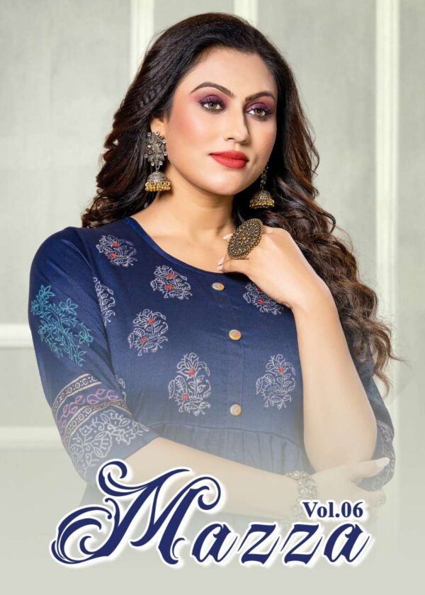 mayra mazza vol 6 80051 80058 series rayon designer flare style designer kurtis catalogue manufacturer surat 2 2023 01 28 14 08 36