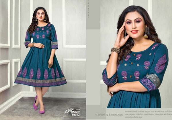 mayra mazza vol 6 80051 80058 series rayon designer flare style designer kurtis catalogue manufacturer surat 6 2023 01 28 14 08 37