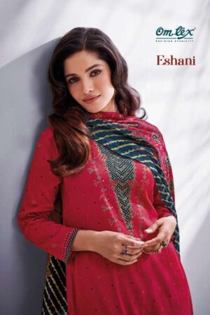 om tex eshani 511 series stylish designer unstich designer salwar kameez manufacturer surat 2023 01 25 12 43 07