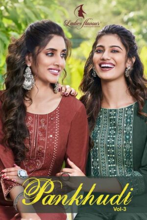 pankhudi vol 3 by ladies flavour fancy kurti collection 2023 01 06 13 31 14