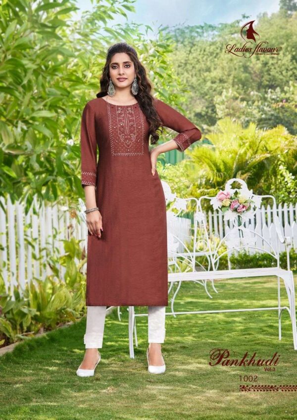 pankhudi vol 3 by ladies flavour fancy kurti collection 3 2023 01 06 13 31 14