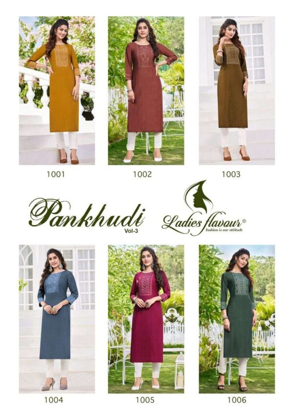 pankhudi vol 3 by ladies flavour fancy kurti collection 9 2023 01 06 13 31 14