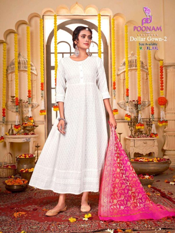 poonam designer dollar gown vol 2 1001 1008 stylish designer gown with dupatta catalogue at best price surat 1 2023 01 20 17 16 43