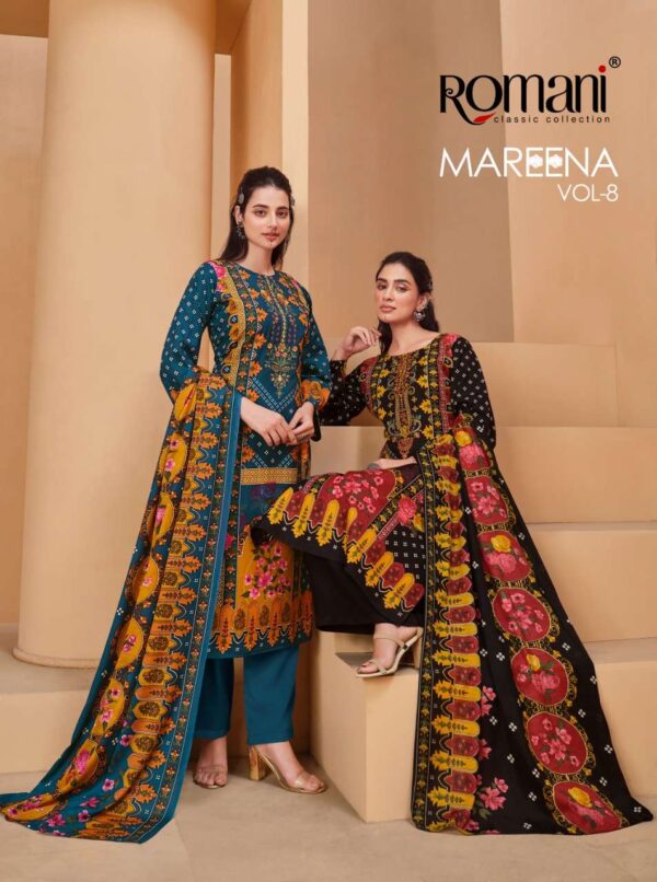 romani mareena vol 8 printed designer salwar kameez wholesale price surat 1 2023 01 21 15 48 46
