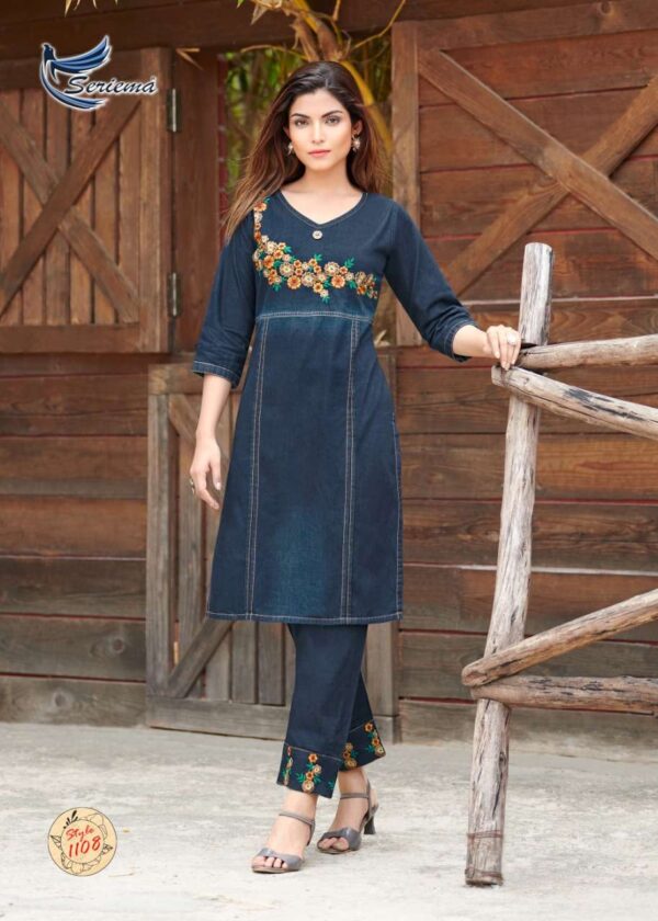 seriema kumb westin 1108 1113 series pure cotton denim fancy look designer kurti catalogue manufacturer surat 4 2023 01 20 14 42 29