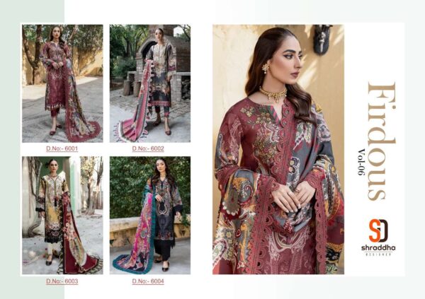 shraddha designer firdous vol 6 6001 6004 series pakistani salwar kameez online supplier surat 3 2023 01 17 19 26 23