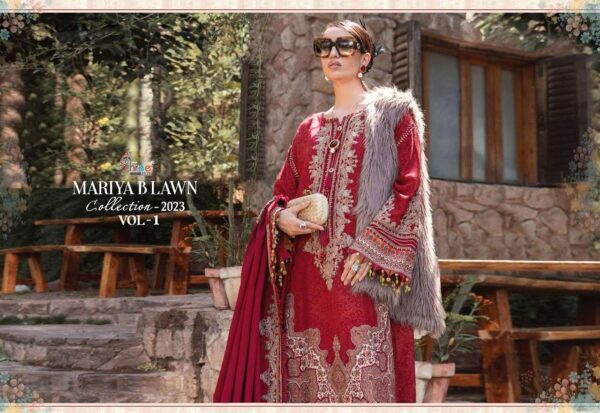 shree fab maria b lawn vol 1 2499 2505 series ustich designer pakistani salwar kameez wholesaler surat 1 2023 01 27 17 23 14