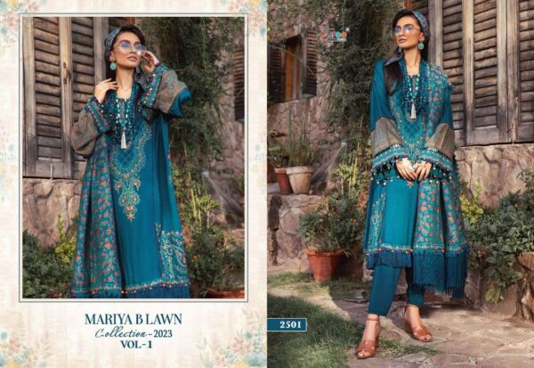 shree fab maria b lawn vol 1 2499 2505 series ustich designer pakistani salwar kameez wholesaler surat 10 2023 01 27 17 23 14