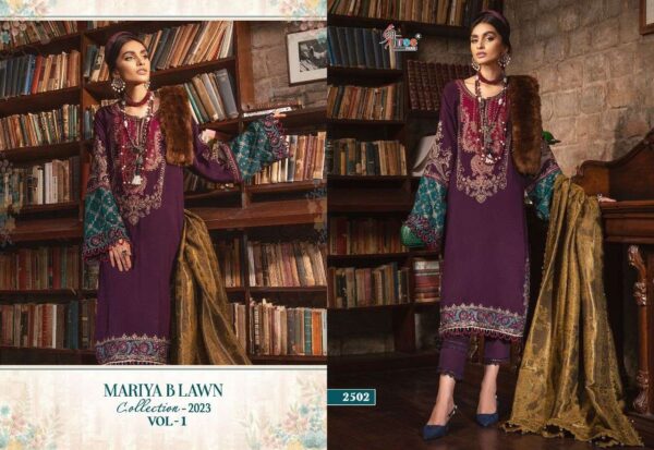 shree fab maria b lawn vol 1 2499 2505 series ustich designer pakistani salwar kameez wholesaler surat 11 2023 01 27 17 23 14