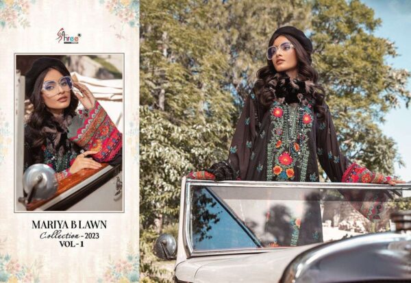 shree fab maria b lawn vol 1 2499 2505 series ustich designer pakistani salwar kameez wholesaler surat 12 2023 01 27 17 23 14