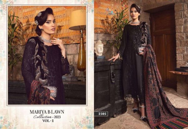 shree fab maria b lawn vol 1 2499 2505 series ustich designer pakistani salwar kameez wholesaler surat 3 2023 01 27 17 23 14