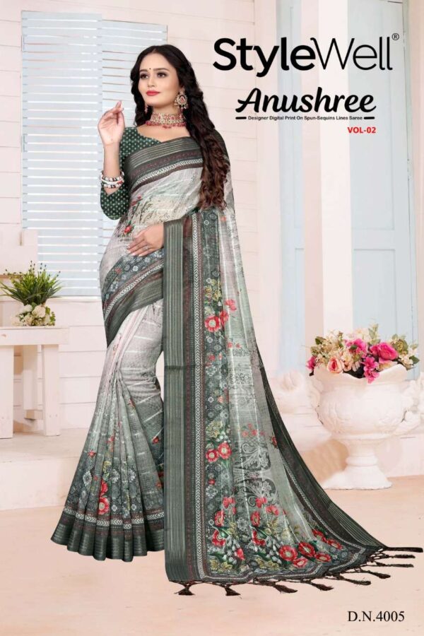 stylewell anushree vol 2 4001 4007 series fancy look designer saree catalogue wholesale price surat 7 2023 01 23 16 56 15