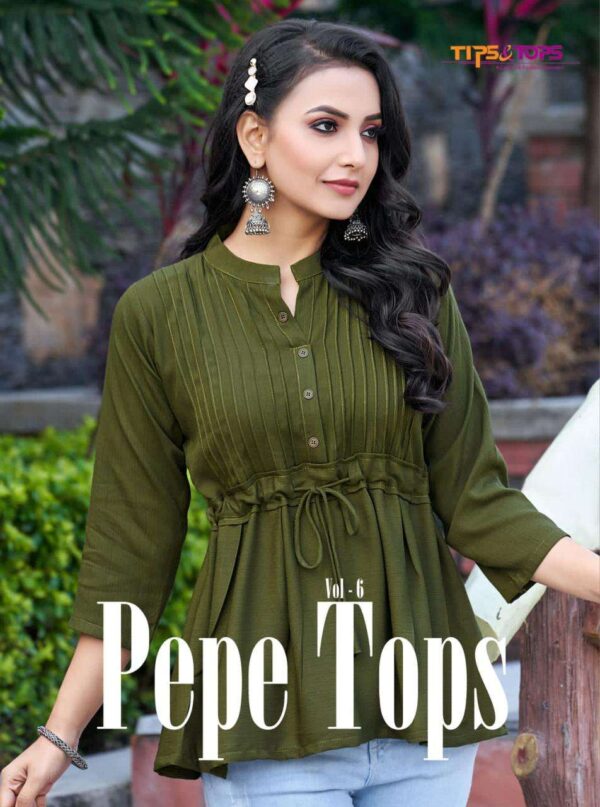 tips and tops pepe tops vol 6 fancy designer short tops catalogue wholesaler surat 1 2023 01 19 17 07 31