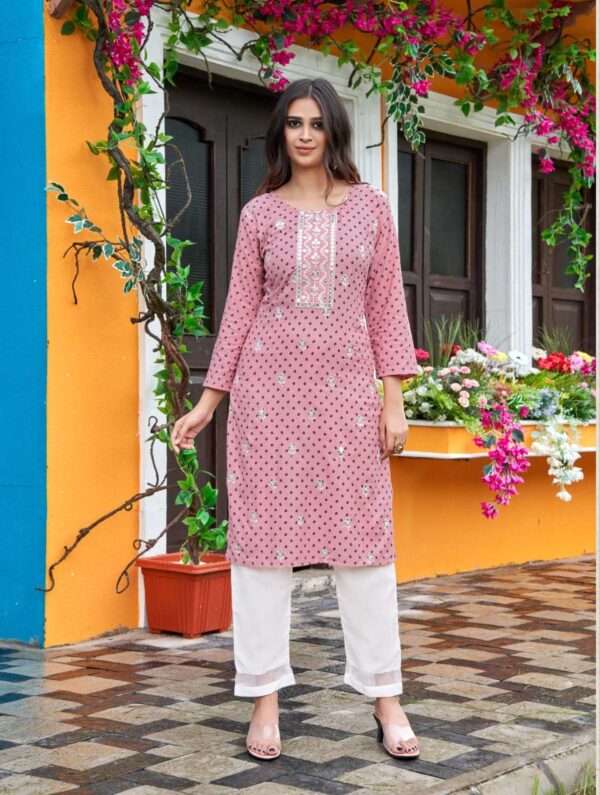 tips and tops satrangi vol 3 trendy designer kurti with pant catalogue online supplier surat 2 2023 01 25 14 58 06