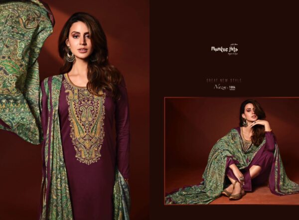 MUMTAZ ARTS NAZM New Catalogue Rehmat Boutique Dress Material  MUMTAZ ARTS NAZM, MUMTAZ ARTS NAZM latest catalogue 2023, MUMTAZ ARTS NAZM single piece, MUMTAZ ARTS NAZM Catalogue price, MUMTAZ ARTS NAZM wholesale price, MUMTAZ ARTS NAZM latest catalogue, MUMTAZ ARTS NAZM suits price, MUMTAZ ARTS NAZM ethnic, MUMTAZ ARTS NAZM indian salwar suit, MUMTAZ ARTS NAZM dress material MUMTAZ-ARTS-NAZM-VISCOSE-JAM-SATIN-EMBROIDERY-SUITS-WHOLESALE-6.jpg-nggid0595073-ngg0dyn-0x0x100-00f0w010c010r110f110r010t010