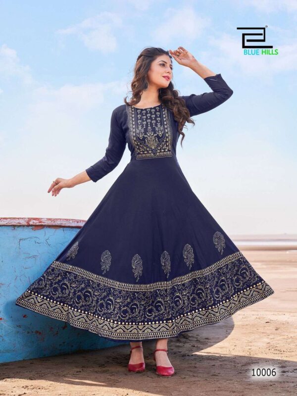 bluehills poshak vol 10 10001 10006 series stylish look designer long gown catalogue wholesale price 2 2023 02 03 16 07 54