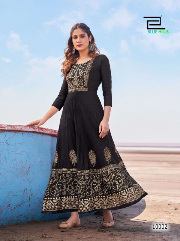 bluehills poshak vol 10 10001 10006 series stylish look designer long gown catalogue wholesale price 7 2023 02 03 16 07 54