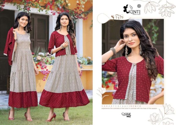 kinti fashion crystal vol 8 801 808 series jacket style designer fancy look kurtis new catalogue 6 2023 01 31 14 28 16