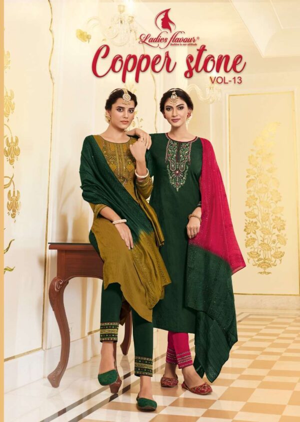 ladies flavour copper stone vol-13 1301-1306 series trendy designer top bottom with dupatta new catalogue surat Rehmat Boutique  Bridal Suits ladies flavour copper stone vol-13 1301-1306 series trendy designer top bottom with dupatta new catalogue surat , ladies flavour copper stone vol-13 1301-1306 series trendy designer top bottom with dupatta new catalogue surat  latest catalogue 2023, ladies flavour copper stone vol-13 1301-1306 series trendy designer top bottom with dupatta new catalogue surat  single piece, ladies flavour copper stone vol-13 1301-1306 series trendy designer top bottom with dupatta new catalogue surat  Catalogue price, ladies flavour copper stone vol-13 1301-1306 series trendy designer top bottom with dupatta new catalogue surat  wholesale price, ladies flavour copper stone vol-13 1301-1306 series trendy designer top bottom with dupatta new catalogue surat  latest catalogue, ladies flavour copper stone vol-13 1301-1306 series trendy designer top bottom with dupatta new catalogue surat  suits price, ladies flavour copper stone vol-13 1301-1306 series trendy designer top bottom with dupatta new catalogue surat  ethnic, ladies flavour copper stone vol-13 1301-1306 series trendy designer top bottom with dupatta new catalogue surat  indian salwar suit, ladies flavour copper stone vol-13 1301-1306 series trendy designer top bottom with dupatta new catalogue surat  dress material ladies-flavour-copper-stone-vol-13-1301-1306-series-trendy-designer-top-bottom-with-dupatta-new-catalogue-surat-2-2023-02-06_15_12_45