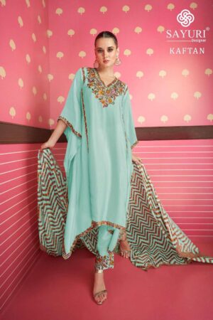 sayuri designer kaftan 5215 series fancy look designer kaftan with pant and dupatta new catalogue 2023 2023 02 01 18 28 57