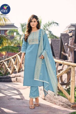 vitara fashion gulmohar 1001 1004 series imported fabrics designer kurtis catalogue design 2023 2023 02 01 16 20 00