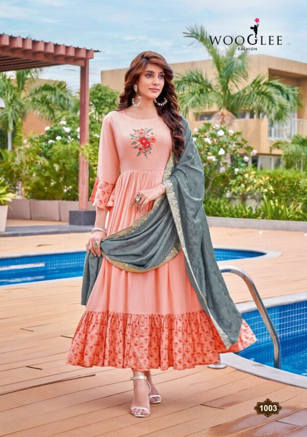 wooglee aaradhya 1001-1004 series rayon printed designer fancy gown catalogue collection surat Rehmat Boutique  Bridal Suits wooglee aaradhya 1001-1004 series rayon printed designer fancy gown catalogue collection surat , wooglee aaradhya 1001-1004 series rayon printed designer fancy gown catalogue collection surat  latest catalogue 2023, wooglee aaradhya 1001-1004 series rayon printed designer fancy gown catalogue collection surat  single piece, wooglee aaradhya 1001-1004 series rayon printed designer fancy gown catalogue collection surat  Catalogue price, wooglee aaradhya 1001-1004 series rayon printed designer fancy gown catalogue collection surat  wholesale price, wooglee aaradhya 1001-1004 series rayon printed designer fancy gown catalogue collection surat  latest catalogue, wooglee aaradhya 1001-1004 series rayon printed designer fancy gown catalogue collection surat  suits price, wooglee aaradhya 1001-1004 series rayon printed designer fancy gown catalogue collection surat  ethnic, wooglee aaradhya 1001-1004 series rayon printed designer fancy gown catalogue collection surat  indian salwar suit, wooglee aaradhya 1001-1004 series rayon printed designer fancy gown catalogue collection surat  dress material wooglee-aaradhya-1001-1004-series-rayon-printed-designer-fancy-gown-catalogue-collection-surat-1-2023-02-06_16_46_23