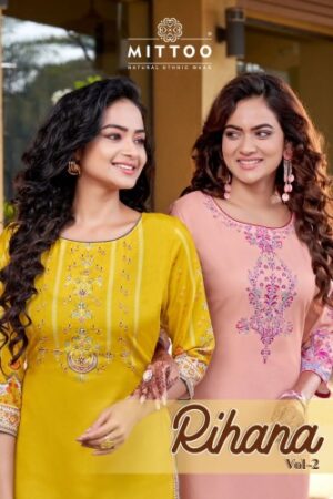 MITTOO RIHANA VOL 2 NEW BEAUTIFUL CATALOGUE Rehmat Boutique