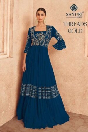 SAYURI DESIGNER THREADS GOLD  NEW BEAUTIFUL CATALOGUE Rehmat Boutique